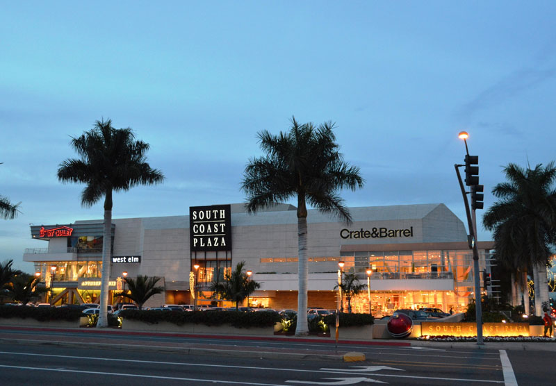 south coast plaza outside